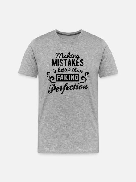 Business Motivation Quotes - Men's Premium Organic T-Shirt - heather gray