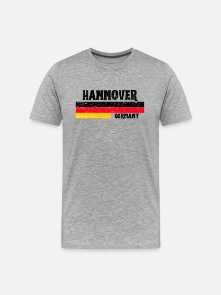 Hannover Germany - Men's Premium Organic T-Shirt - heather gray