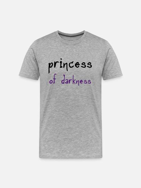 Princess of Darkness - Men's Premium Organic T-Shirt - heather gray