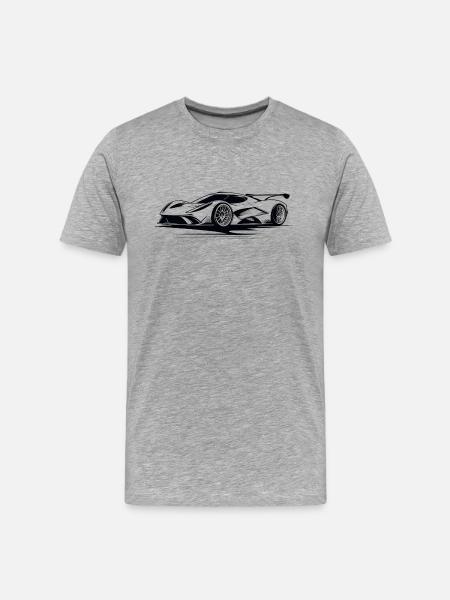 Velocity GT - Men's Premium Organic T-Shirt - heather gray