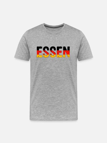 Essen Germany - Men's Premium Organic T-Shirt - heather gray