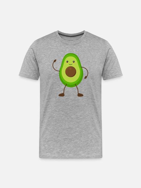 Avo cuddle - Men's Premium Organic T-Shirt - heather gray