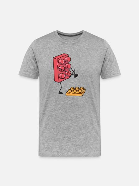 Oh My Foot - Men's Premium Organic T-Shirt - heather gray