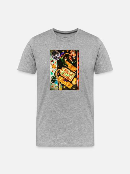 Poison Pumpkin - Men's Premium Organic T-Shirt - heather gray