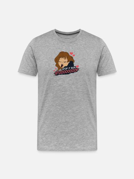 Stop It Ron - Men's Premium Organic T-Shirt - heather gray