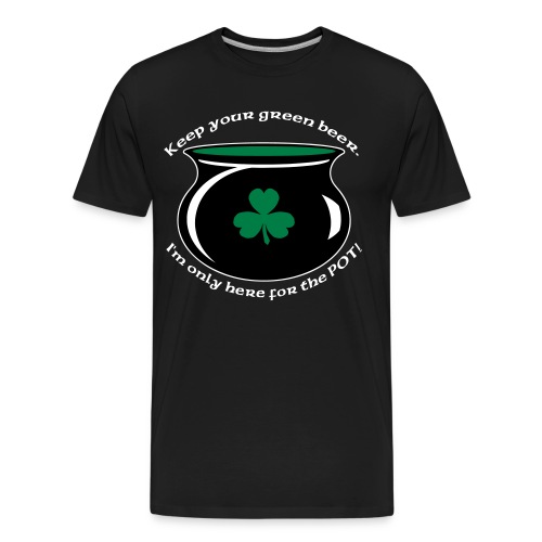 hereforthepot - Men's Premium Organic T-Shirt