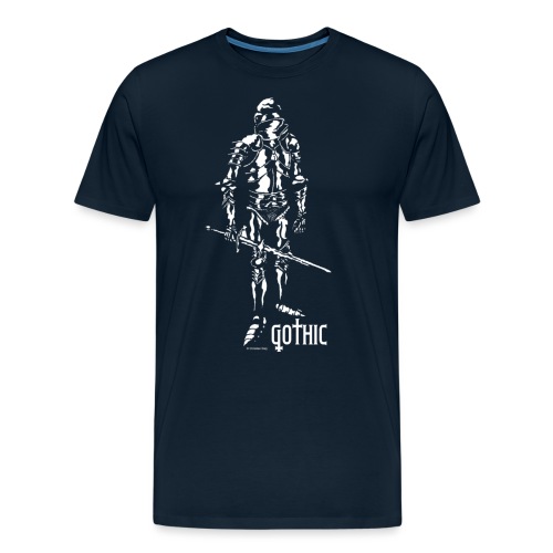 Gothic Knight Men's Standard Black T-shirt - Men's Premium Organic T-Shirt