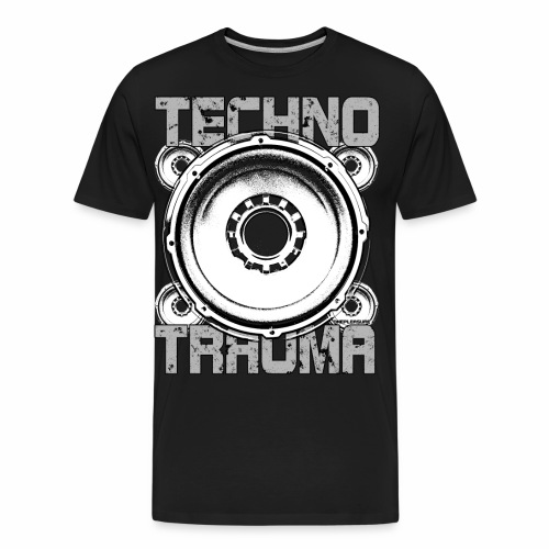 Cool Techno Trauma Loudspeaker Boxes Gift Ideas - Men's Premium Organic T-Shirt