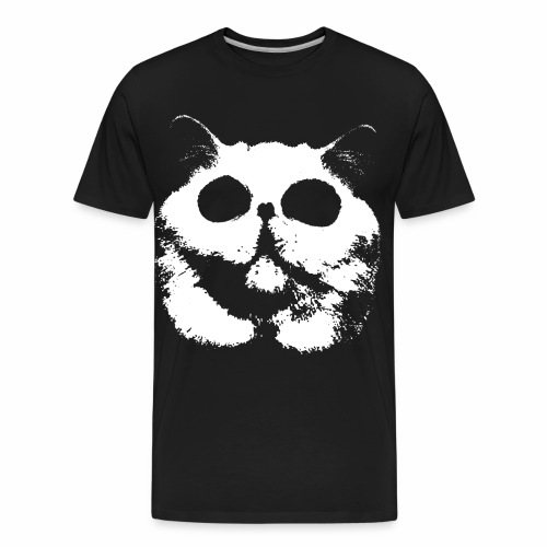 Cool Creepy Zombie Monster Halloween Cat Costume - Men's Premium Organic T-Shirt