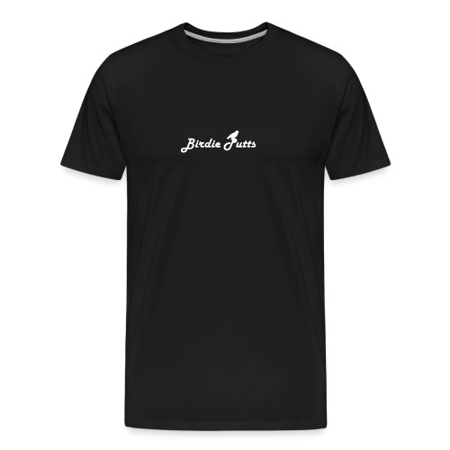 Birdie Putts White Logo - Men's Premium Organic T-Shirt