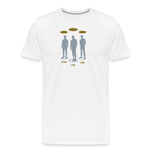 Pathos Ethos Logos 1of2 - Men's Premium Organic T-Shirt