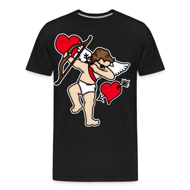 Dabbing Cupid For Valentines Day Gift T shirts