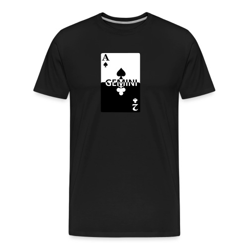 poker_gemini1 - Men's Premium Organic T-Shirt