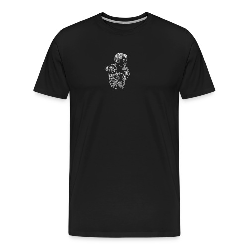 Rib Man White - Men's Premium Organic T-Shirt