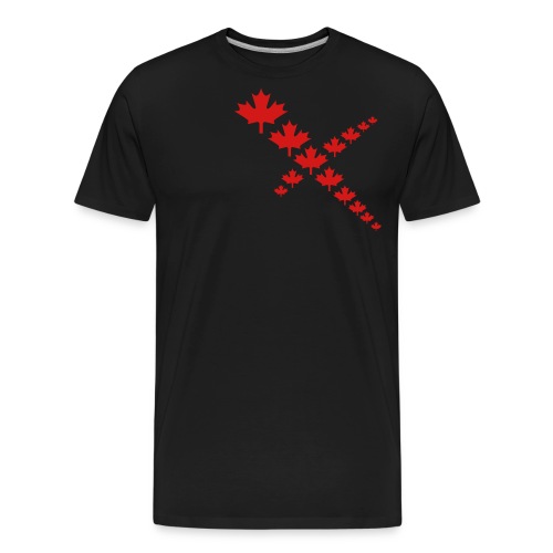 Maple Leafs Cross - Men's Premium Organic T-Shirt