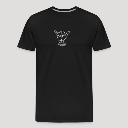 Grey Shaka for Black Clothing - Men's Premium Organic T-Shirt