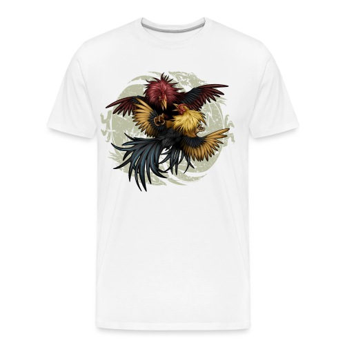 Ying Yang Gallos by Rollinlow - Men's Premium Organic T-Shirt