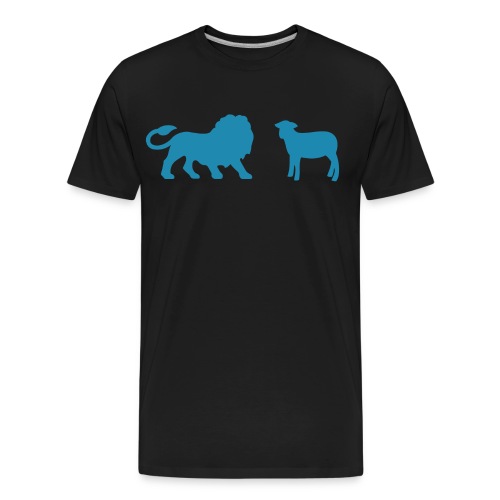 Lion and the Lamb - Men's Premium Organic T-Shirt