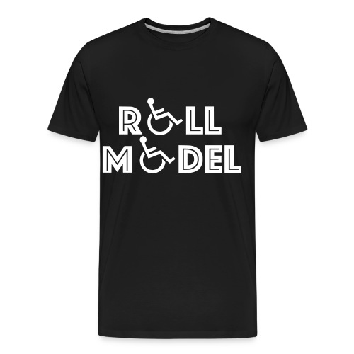 Every wheelchair users is a Roll Model - Men's Premium Organic T-Shirt