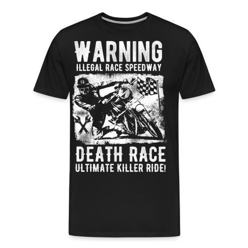 Motorcycle Death Race - Men's Premium Organic T-Shirt
