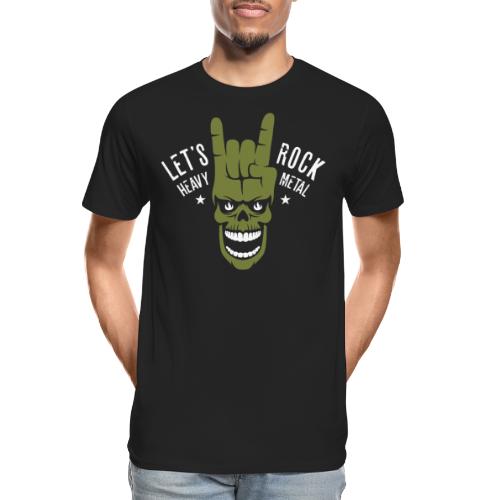 heavy metal rock - Men's Premium Organic T-Shirt