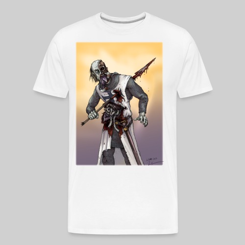 Zombie Crusader - Men's Premium Organic T-Shirt