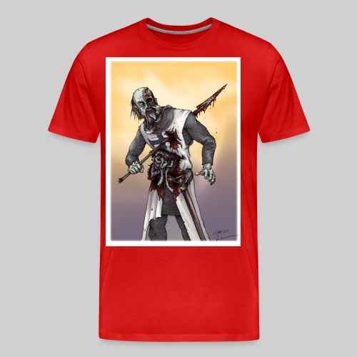 Zombie Crusader - Men's Premium Organic T-Shirt