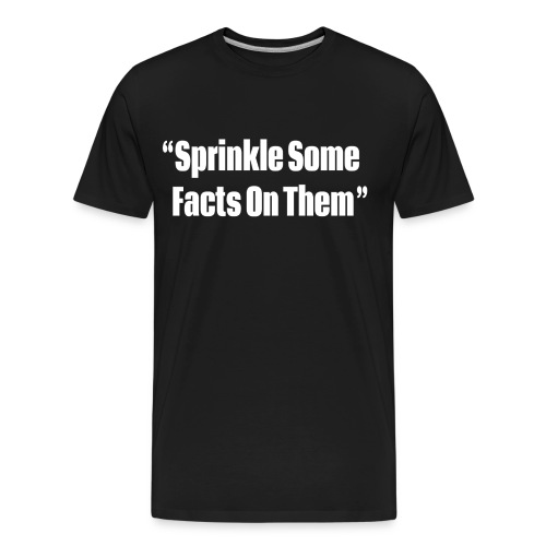 Sprinkle Some Facts Simple - Men's Premium Organic T-Shirt
