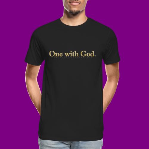 One with God - A Course in Miracles - Men's Premium Organic T-Shirt
