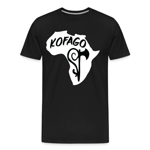Kofago Logo Inverted - Men's Premium Organic T-Shirt