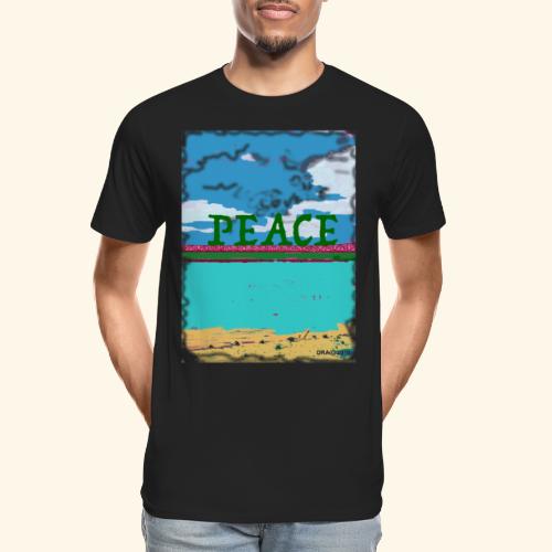 Peace blu - Men's Premium Organic T-Shirt