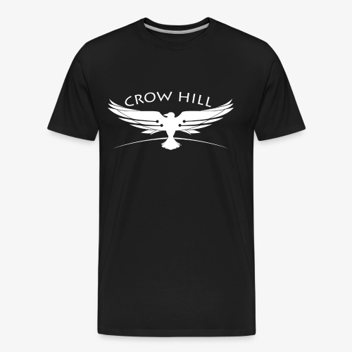 Crow Hill Band White Large Logo - Men's Premium Organic T-Shirt