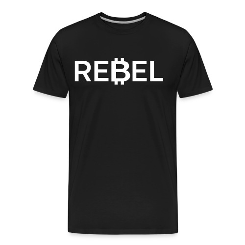 Bitcoin Rebel - Men's Premium Organic T-Shirt