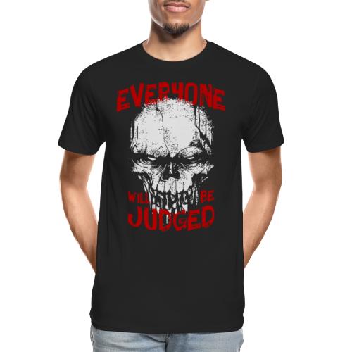 judgement day skull - Men's Premium Organic T-Shirt