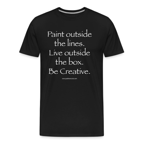 be creative - Men's Premium Organic T-Shirt