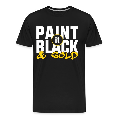 Black And Gold Women's T-Shirts - Men's Premium Organic T-Shirt