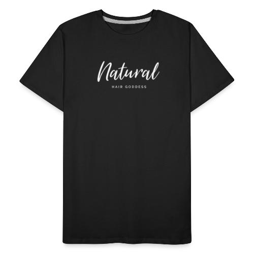 Natural Hair Goddess - Men's Premium Organic T-Shirt