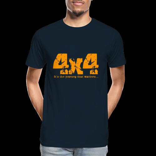 4x4 - it's the journey that matters... - Men's Premium Organic T-Shirt