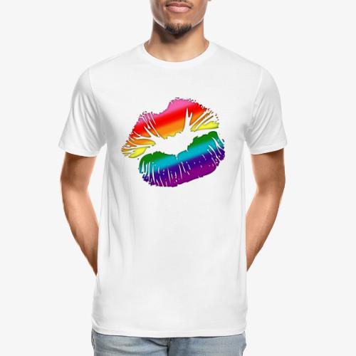 Original Gilbert Baker LGBTQ Love Rainbow Pride - Men's Premium Organic T-Shirt