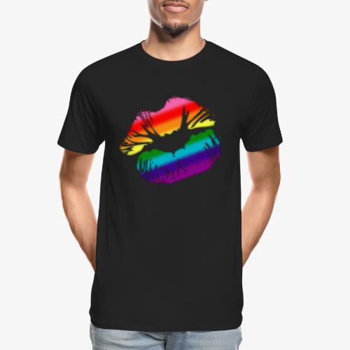 Original Gilbert Baker LGBTQ Love Rainbow Pride - Men's Premium Organic T-Shirt