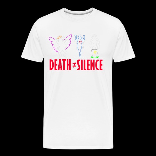 Death Does Not Equal Silence - Men's Premium Organic T-Shirt