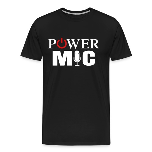 Power Mic T-Shirt - Men's Premium Organic T-Shirt