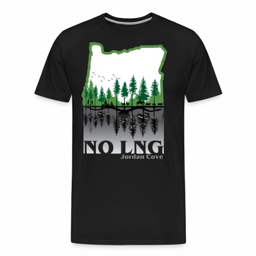 greenstateupsidedown - Men's Premium Organic T-Shirt