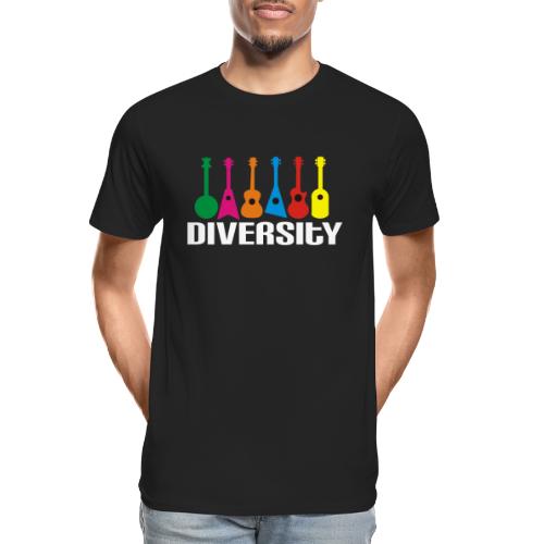 Ukulele Diversity - Men's Premium Organic T-Shirt