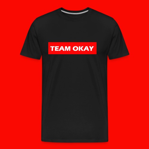TEAM OKAY UNORIGINAL BOX LOGO - Men's Premium Organic T-Shirt