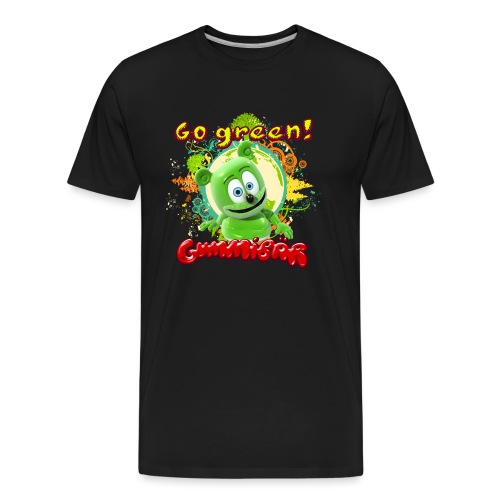 Gummibär Go Green Earth Day Trees - Men's Premium Organic T-Shirt