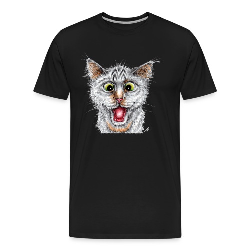 Happy Cat - Men's Premium Organic T-Shirt