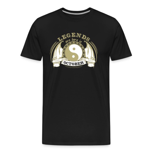 Legends are born in October - Men's Premium Organic T-Shirt