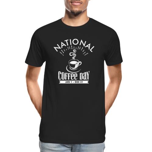Vintage National Coffee Day - Men's Premium Organic T-Shirt