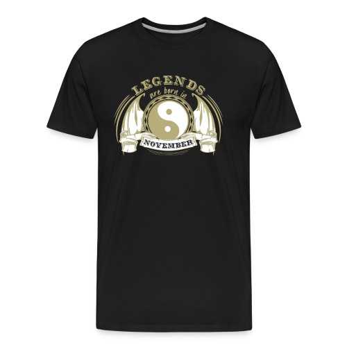 Legends are born in November - Men's Premium Organic T-Shirt
